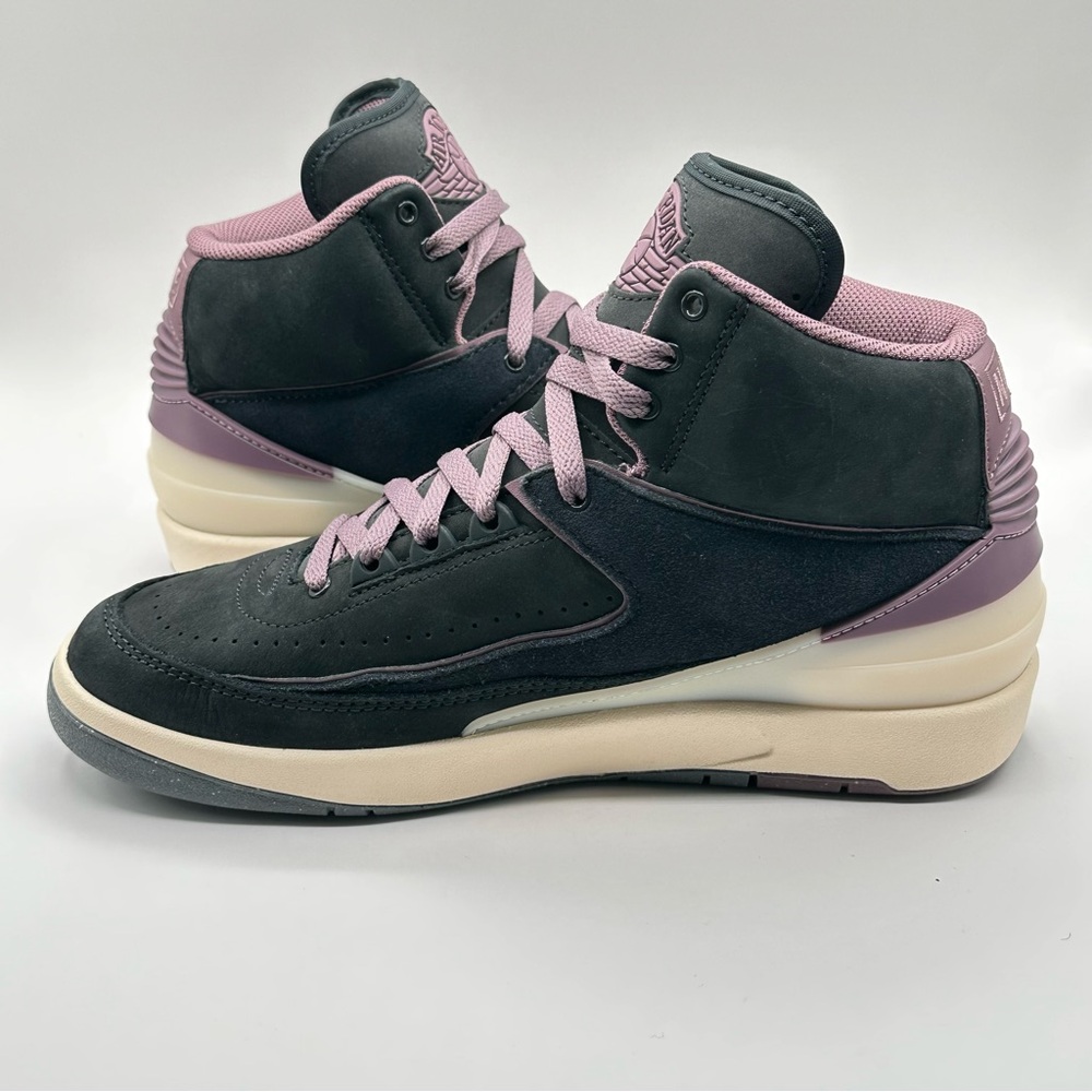 Women’s Nike Air Jordan 2 Retro Off Noir Sky K Mauve DX4400 005 Size 8 - Picture 8 of 14